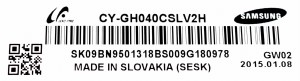 Listwa LED Samsung UE40H6400AWXXH D4GE-400DCB-R2